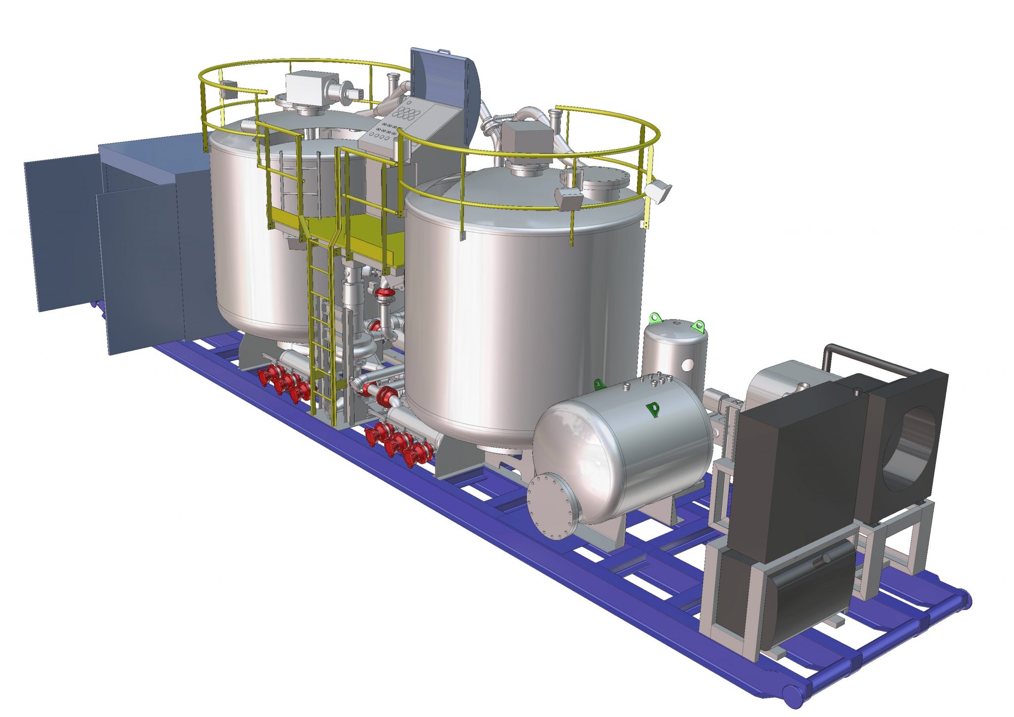 Batch mixer 150 BBL DENIS VILLARS